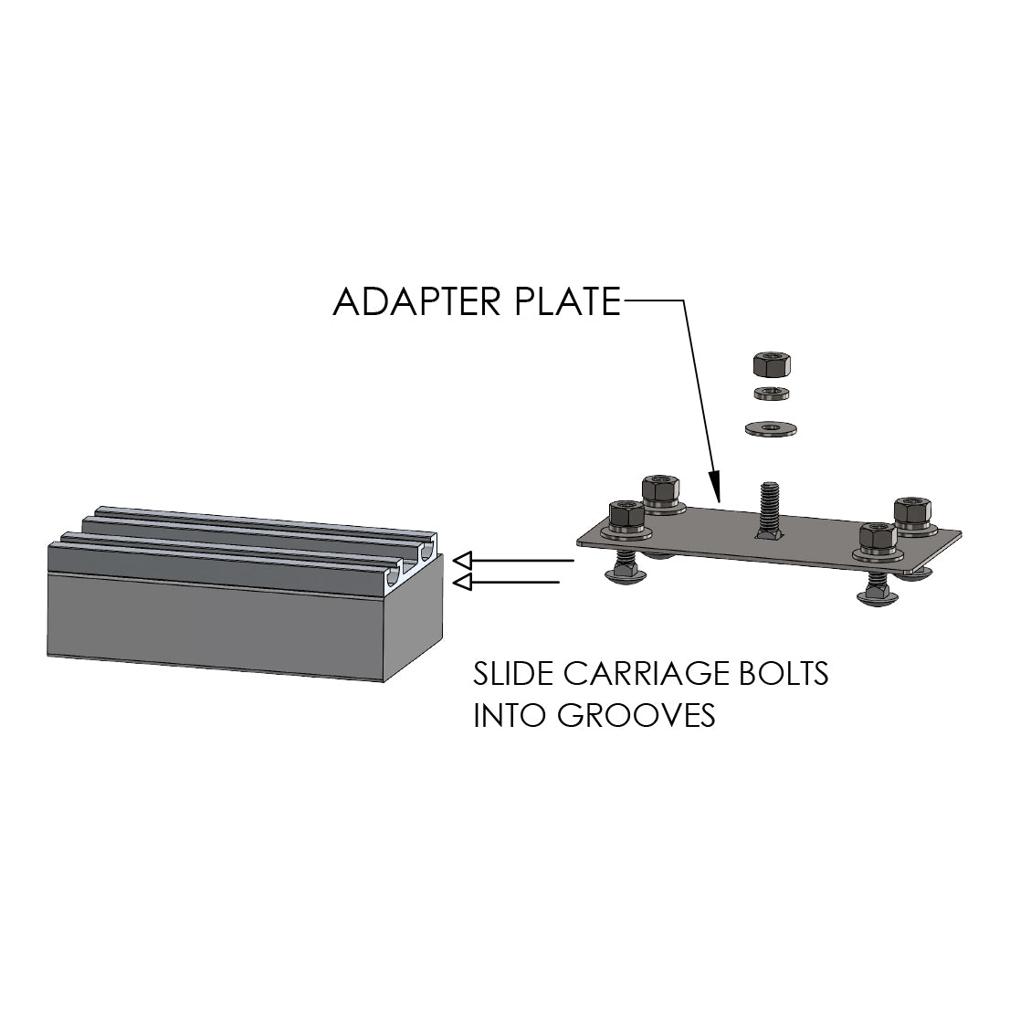 SUPREME ADAPTER PLATE (Single Hole Mount)